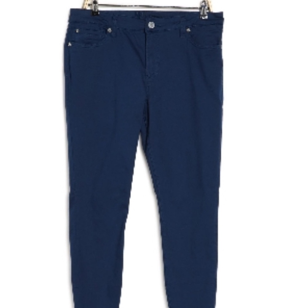 Kut from the Kloth ink blue Carlo Ankle skinny Pants size 10